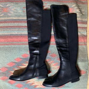 Corse Como leather knee high boots